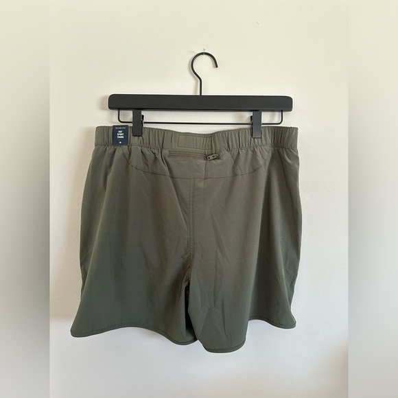 NWT Abercrombie Men’s 5” olive green stretch swim trunks, size M - Picture 4 of 10